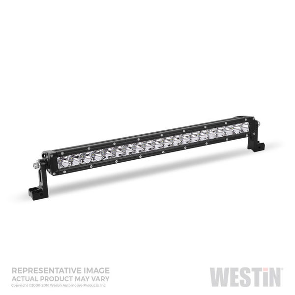 Westin Automotive XTREME LED LIGHT BAR LOW PROFILE SINGLE ROW 30 INCH FLOOD W/5W CREE, BLACK , HARNESS & BRACKETS INCL 09-12270-30F